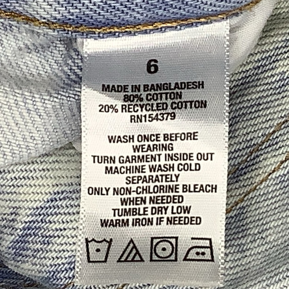 AEROPOSTALE Distressed Mom Jean size 6 - Picture 5 of 9